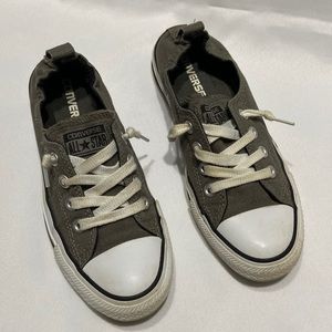 Womens Converse Sneakers Gray Size 7